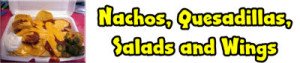 Atlanta GA Nachos, Quesadillas, Salads and Wings